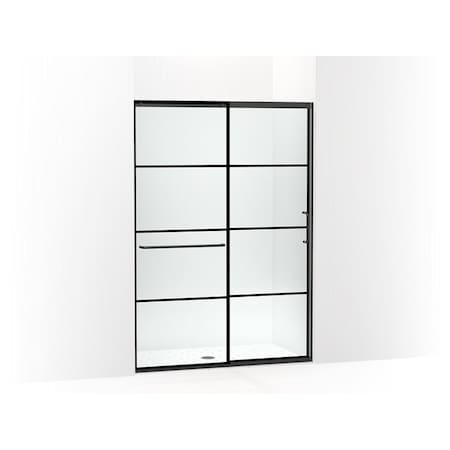 Kohler Elate 5/16 Shower Door 75 1/2 X 53 5/8 707614-8G79-BL